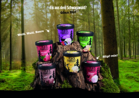Prinzip E hat unter anderem das Packagingdesign von Black Forest Ice Cream weiterentwickelt - Foto: Prinzip E GmbH